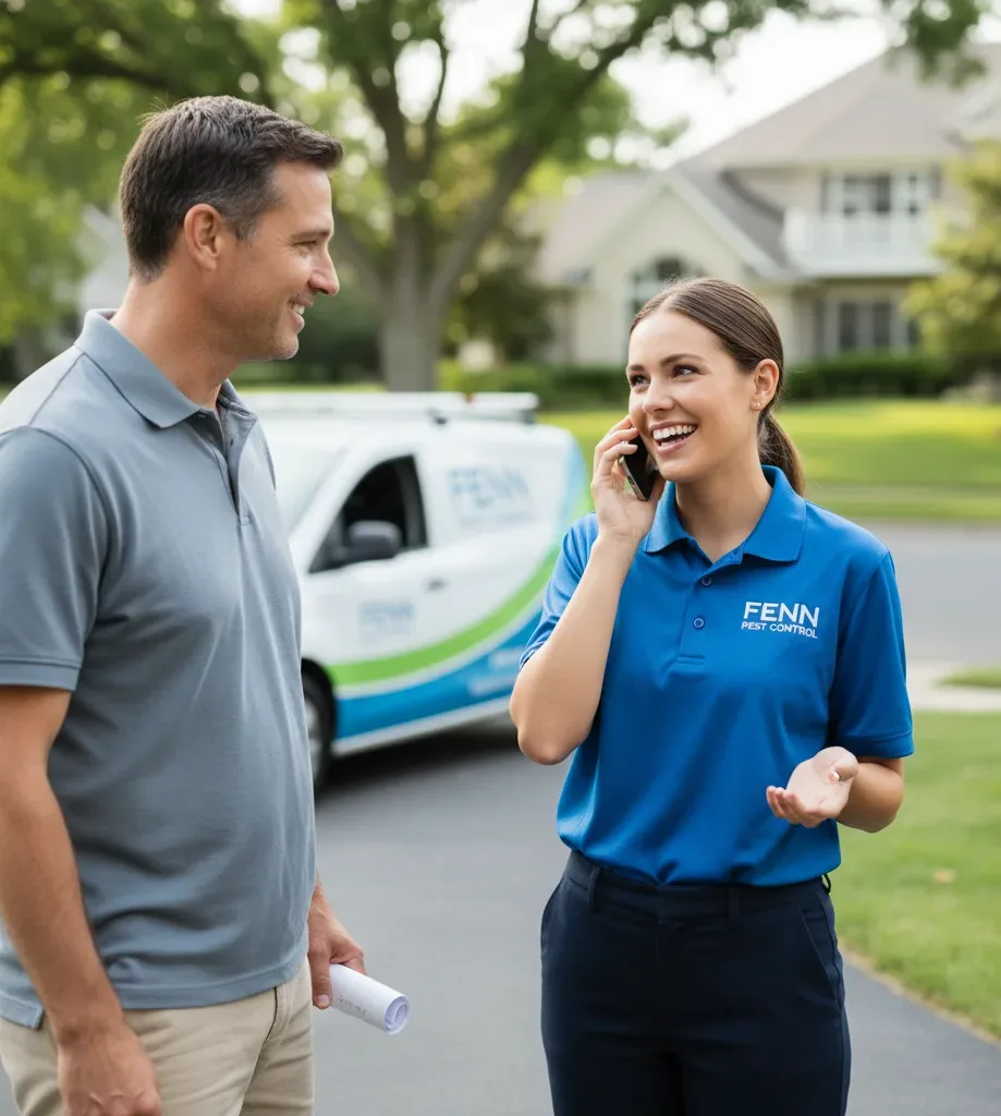 Fenn Pest Control customer support in Rexford